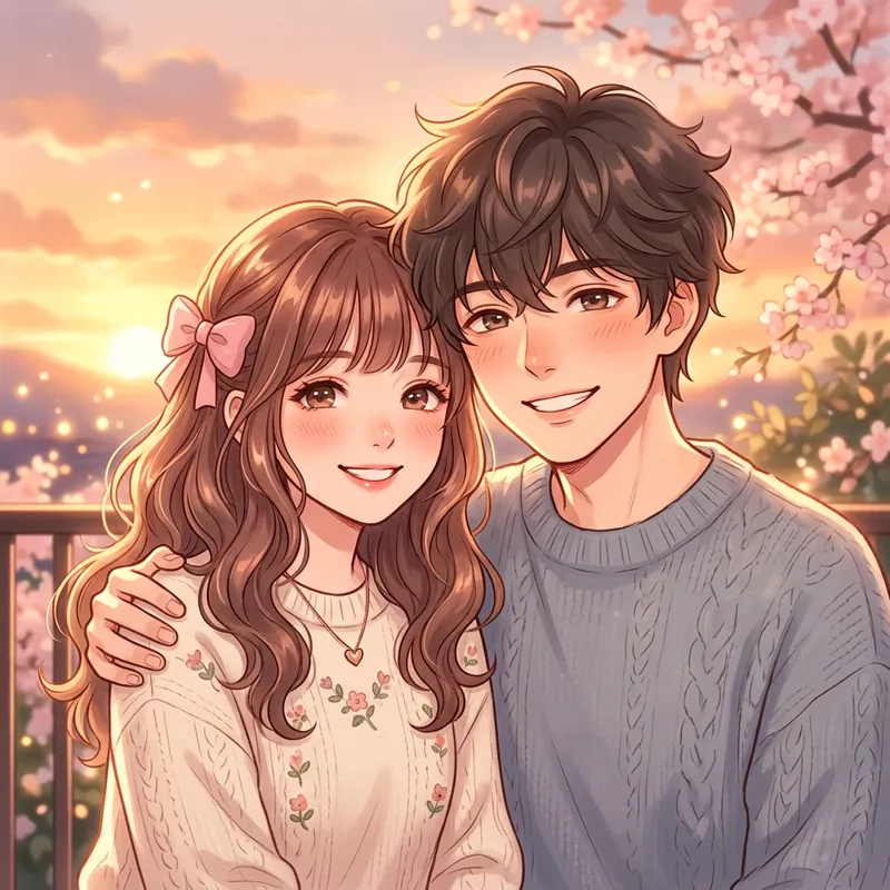 Couple AI avatar example