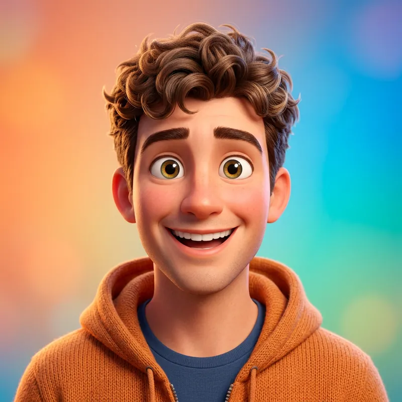 Pixar 3D AI avatar example